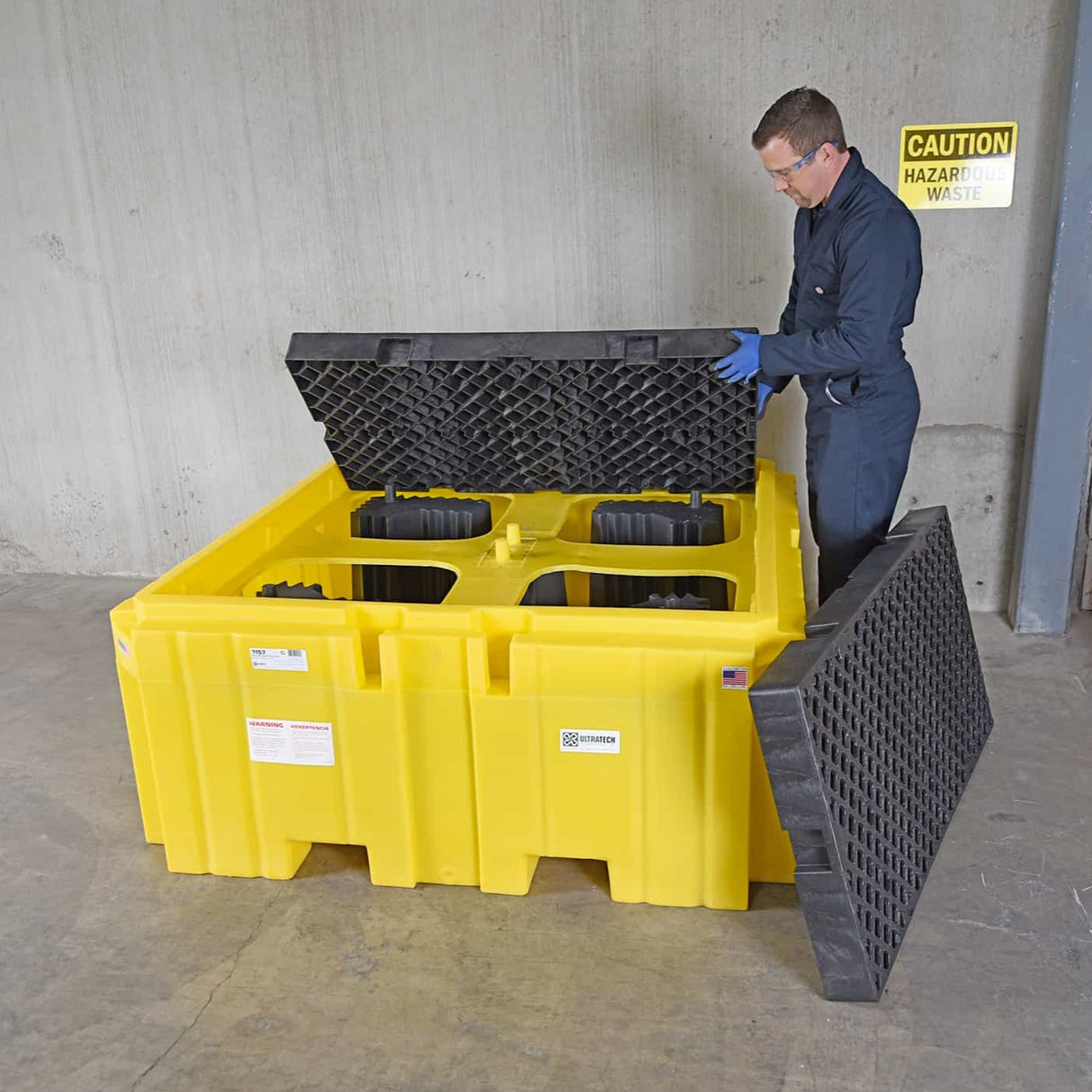 Ultra-IBC® Poly IBC Tote Spill Containment Pallet