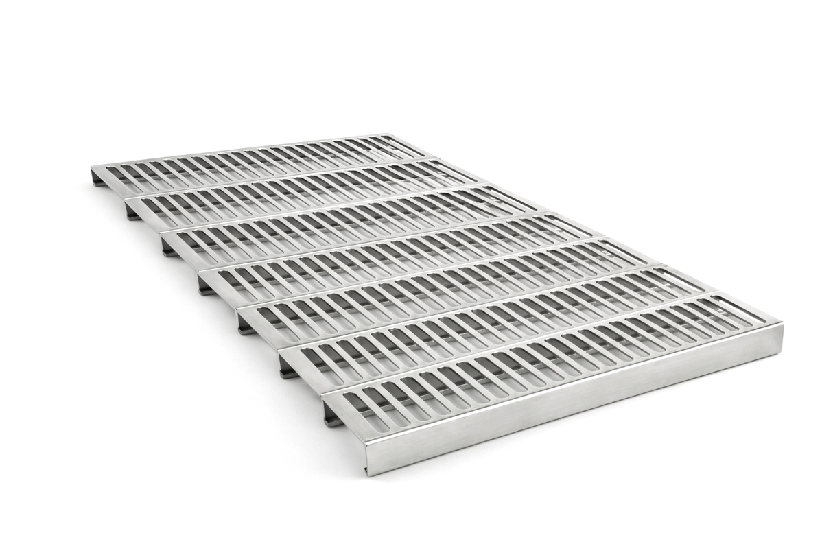 Punched Steel Pallet Rack Decking – 50% Open | NFPA 13 Compliant