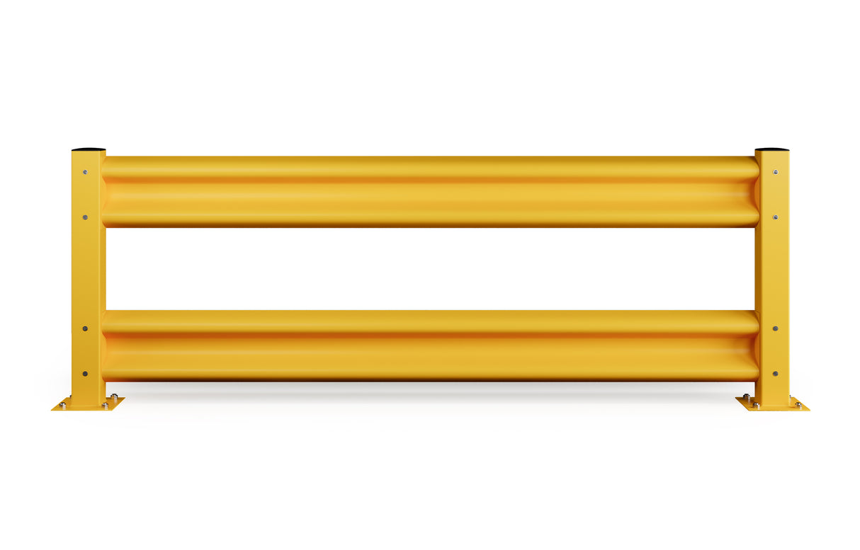 Industrial Safety Guard Rail System - Heavy Duty Warehouse Protection