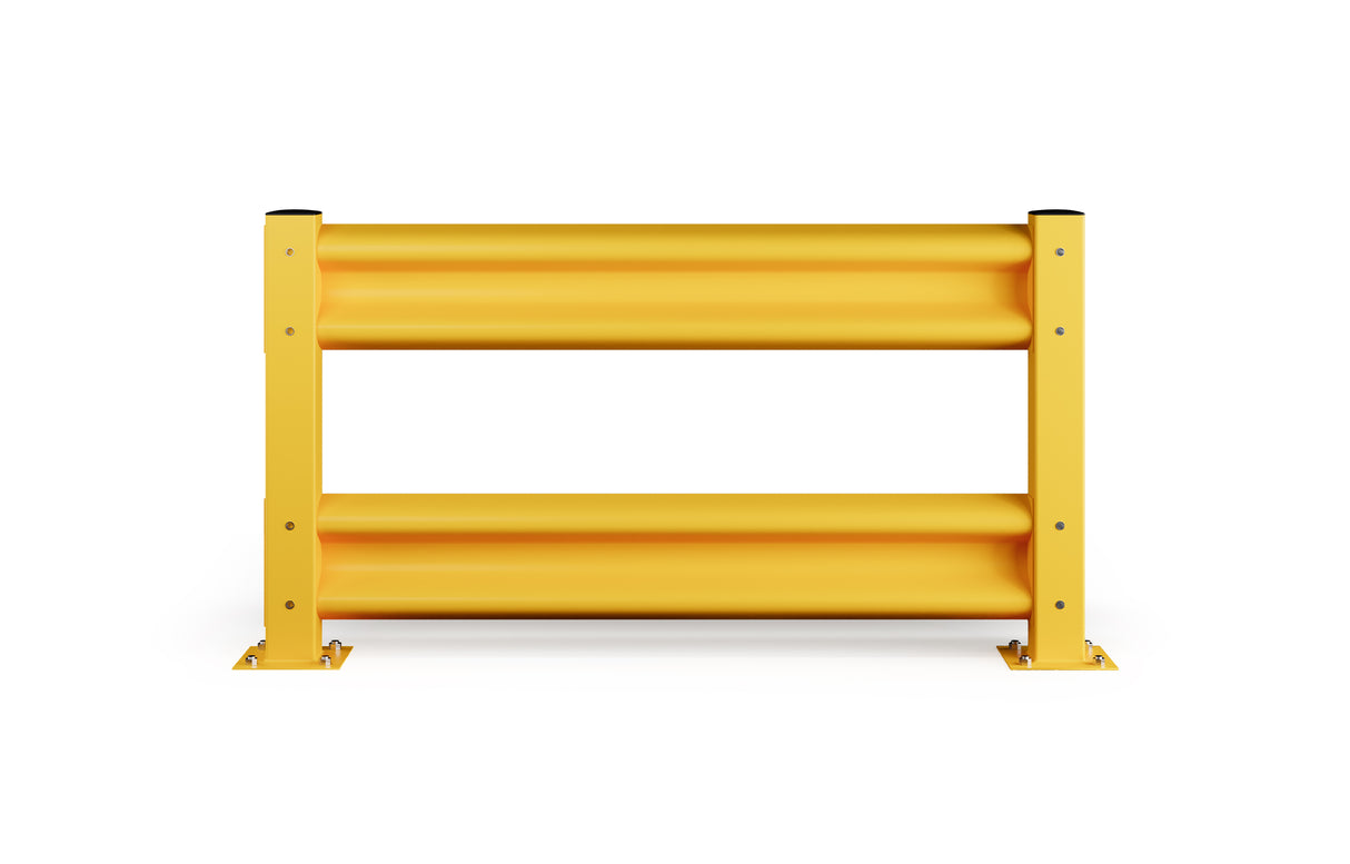 Industrial Safety Guard Rail System - Heavy Duty Warehouse Protection