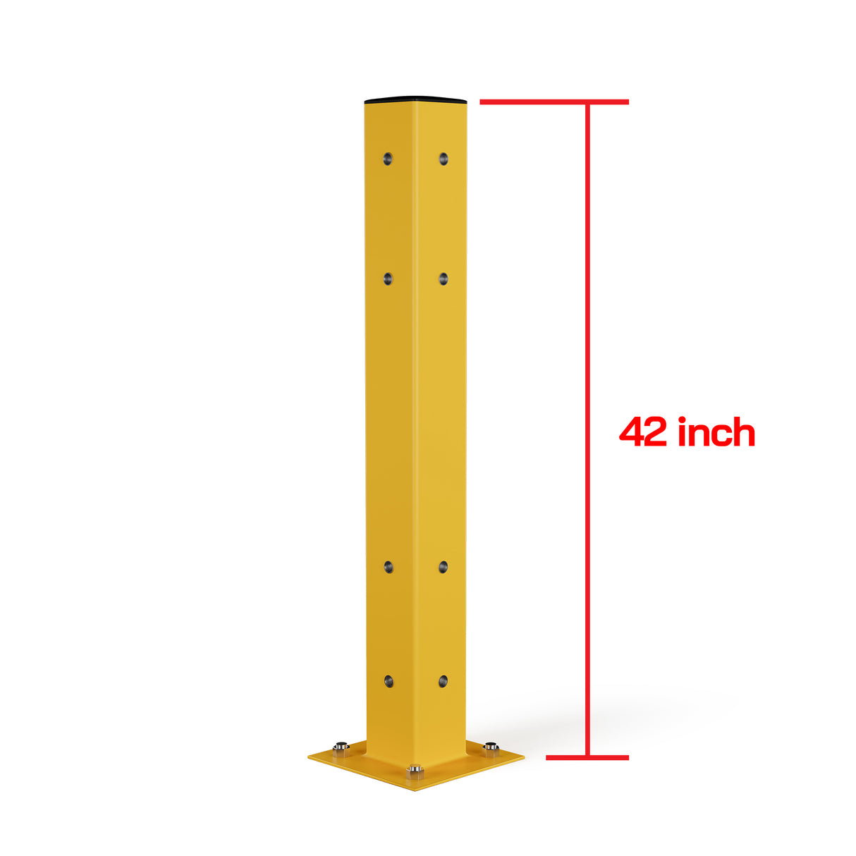 Industrial Guardrail Posts - Heavy Duty Steel Safety Barrier Posts