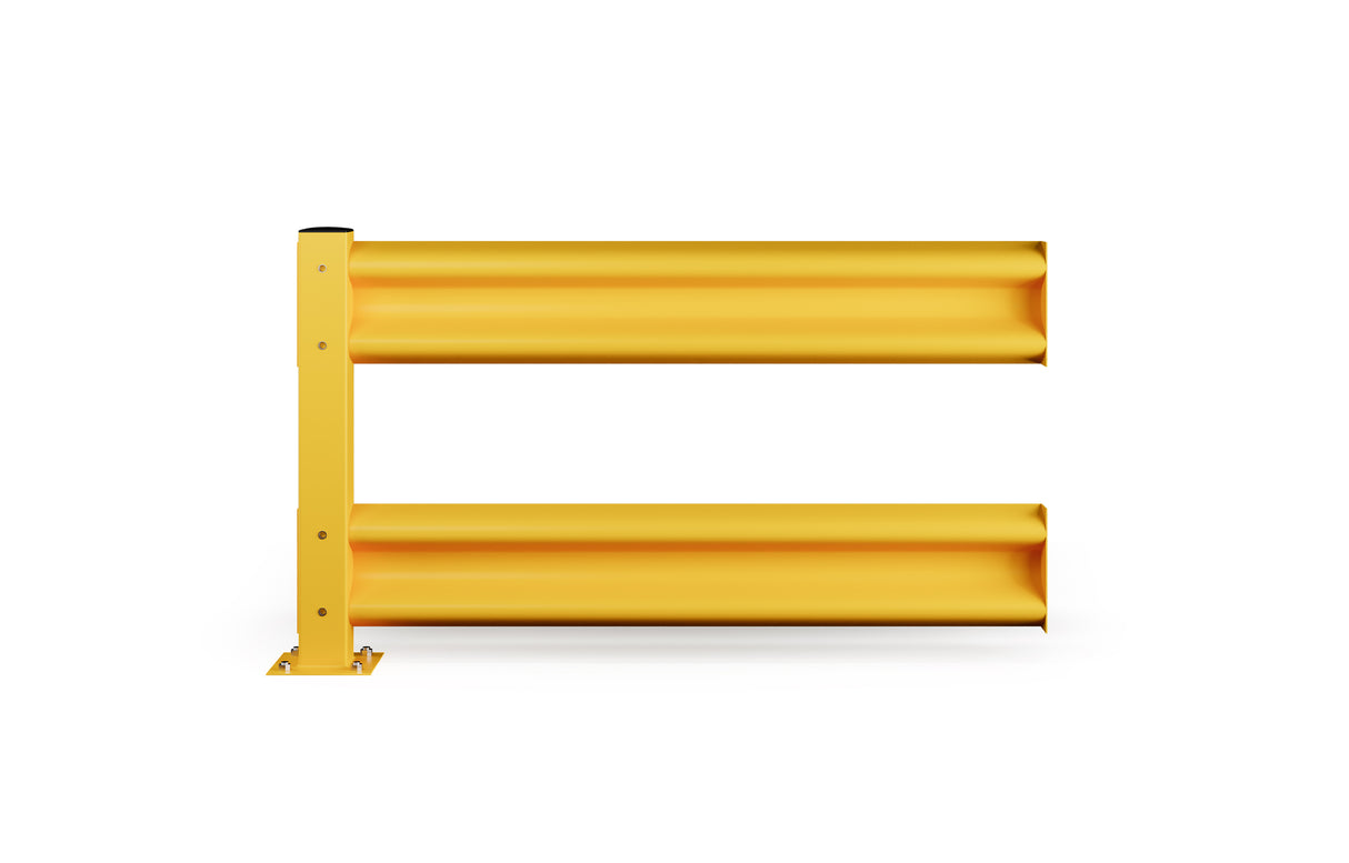 Industrial Safety Guard Rail System - Heavy Duty Warehouse Protection