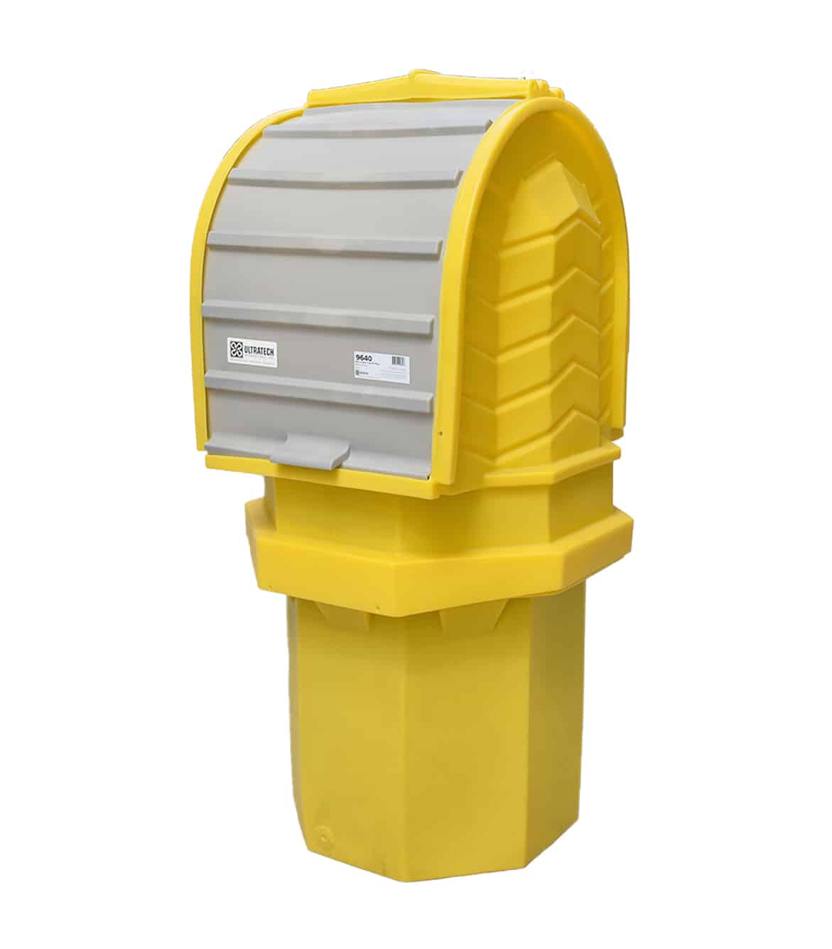 Ultra-Hard® Roll Top Hardcover Single Drum Container; Fits 1 55 gal. Poly or Steel Drums