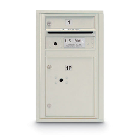 1 Door Standard 4C Mailbox with (1) Parcel Locker