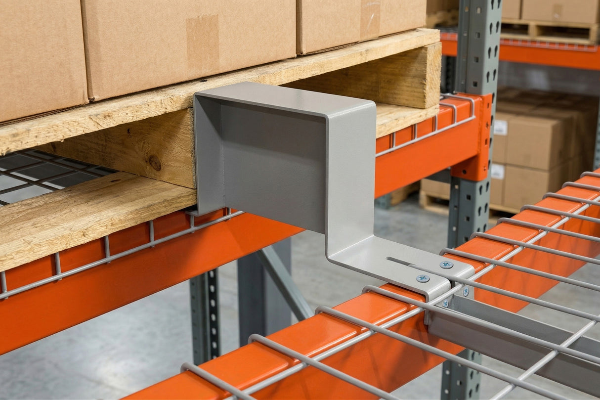Pallet Rack Flue Guards – Longitudinal Flue Space Control
