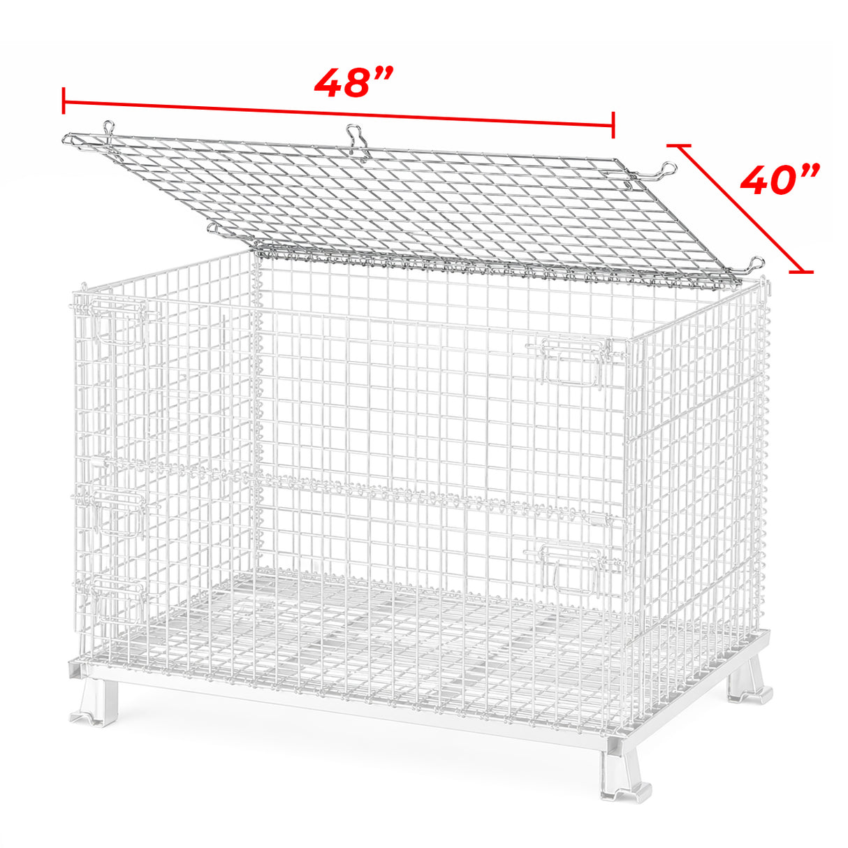 Wire Mesh Container Lids – Stackable Covers