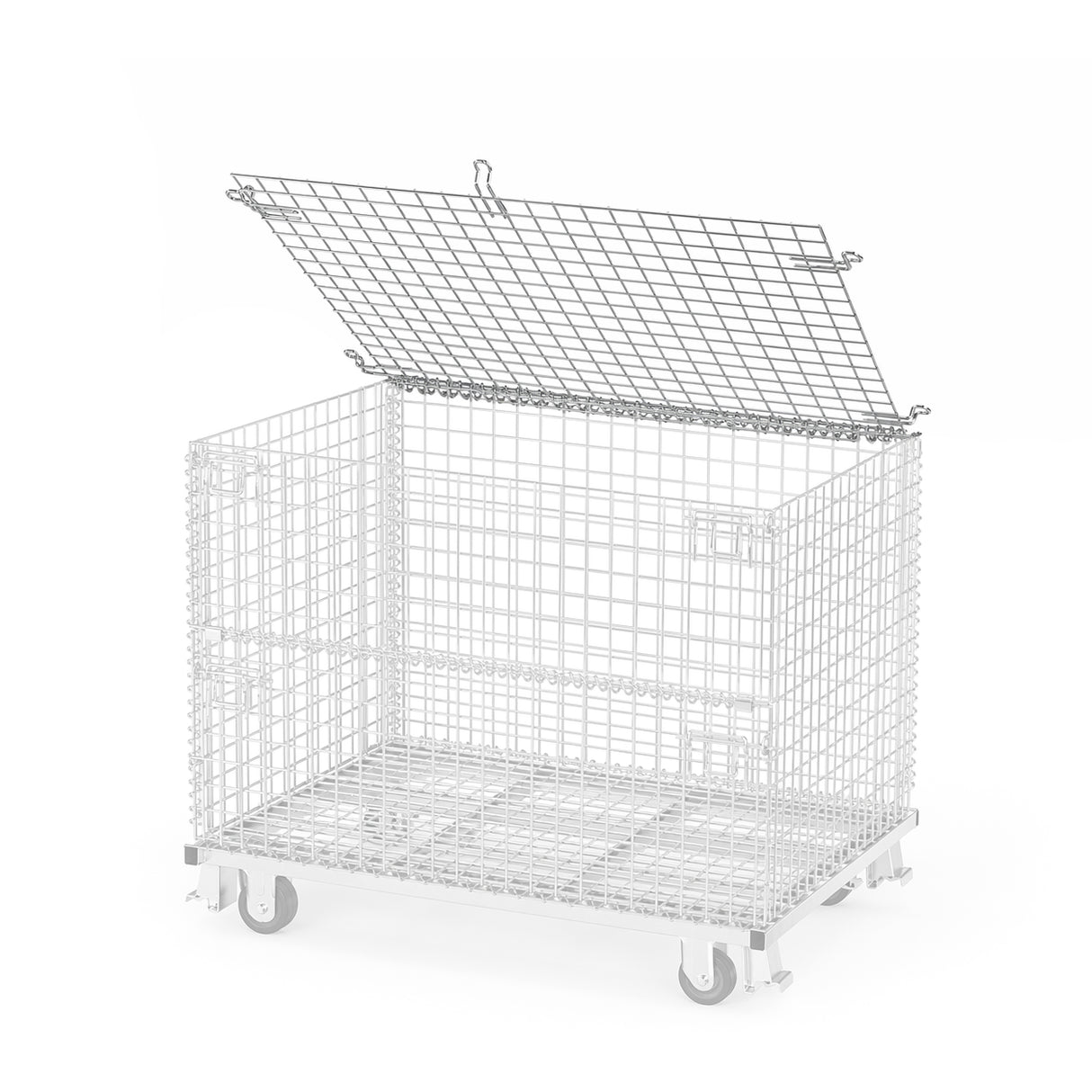 Wire Mesh Container Lids – Stackable Covers