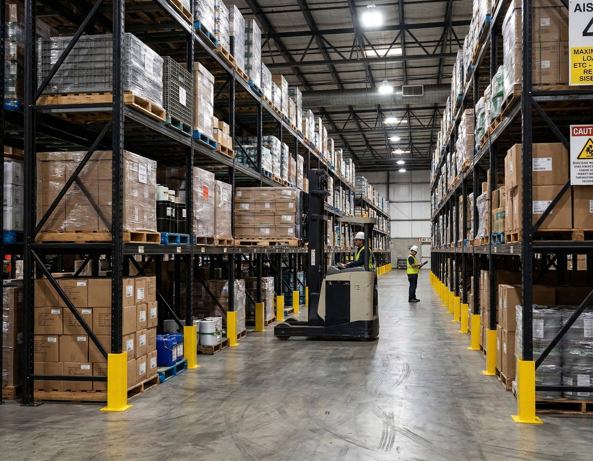 Seismic Pallet Rack Column Guard – For Enlarged Footplates