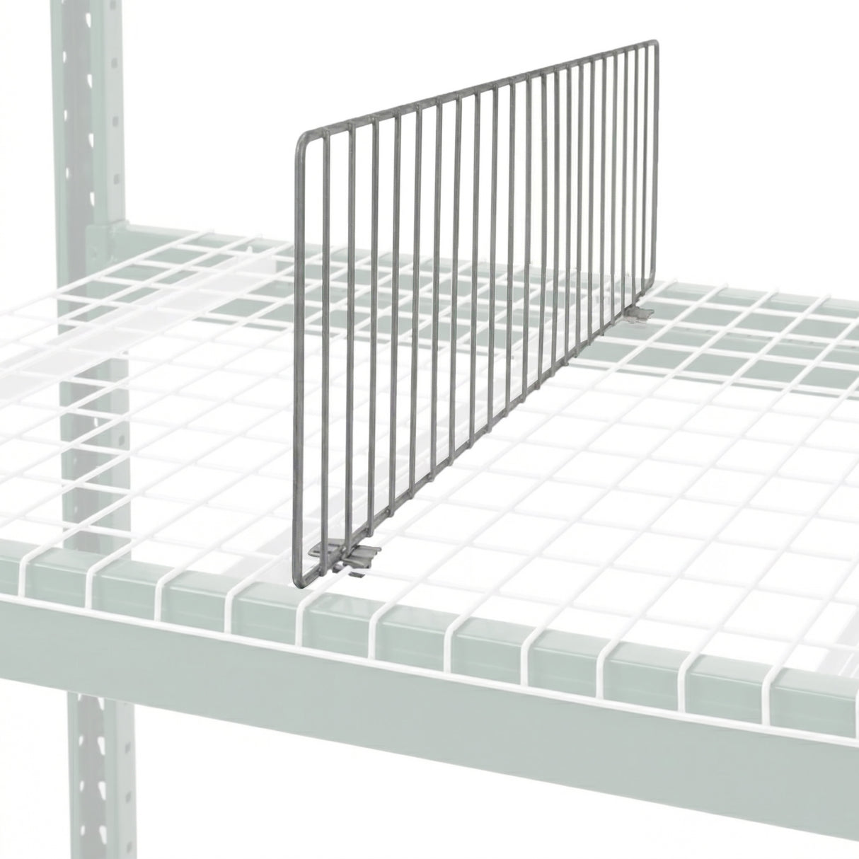Wire Mesh Snap-In Dividers for Pallet Rack Decking