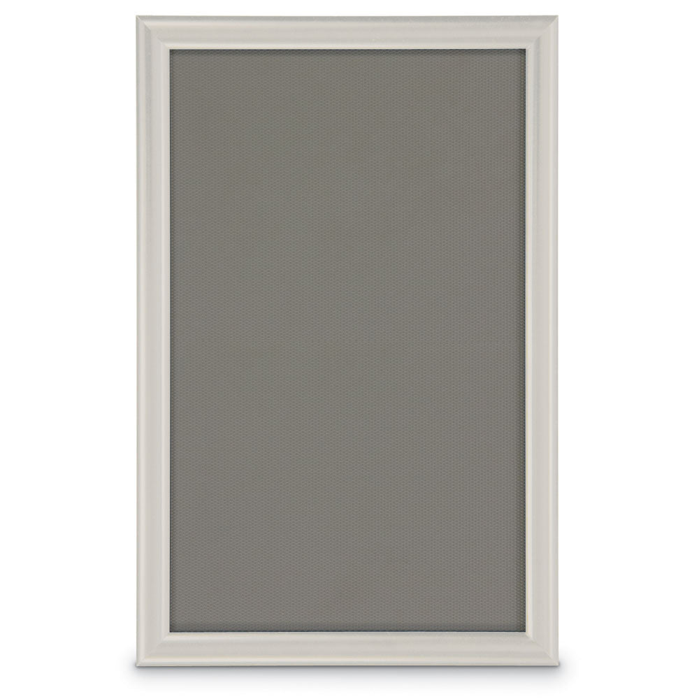Snap Edge Frame Sign 8.5 in. x 11 in. to 24 in. x 36 in., Silver and Black