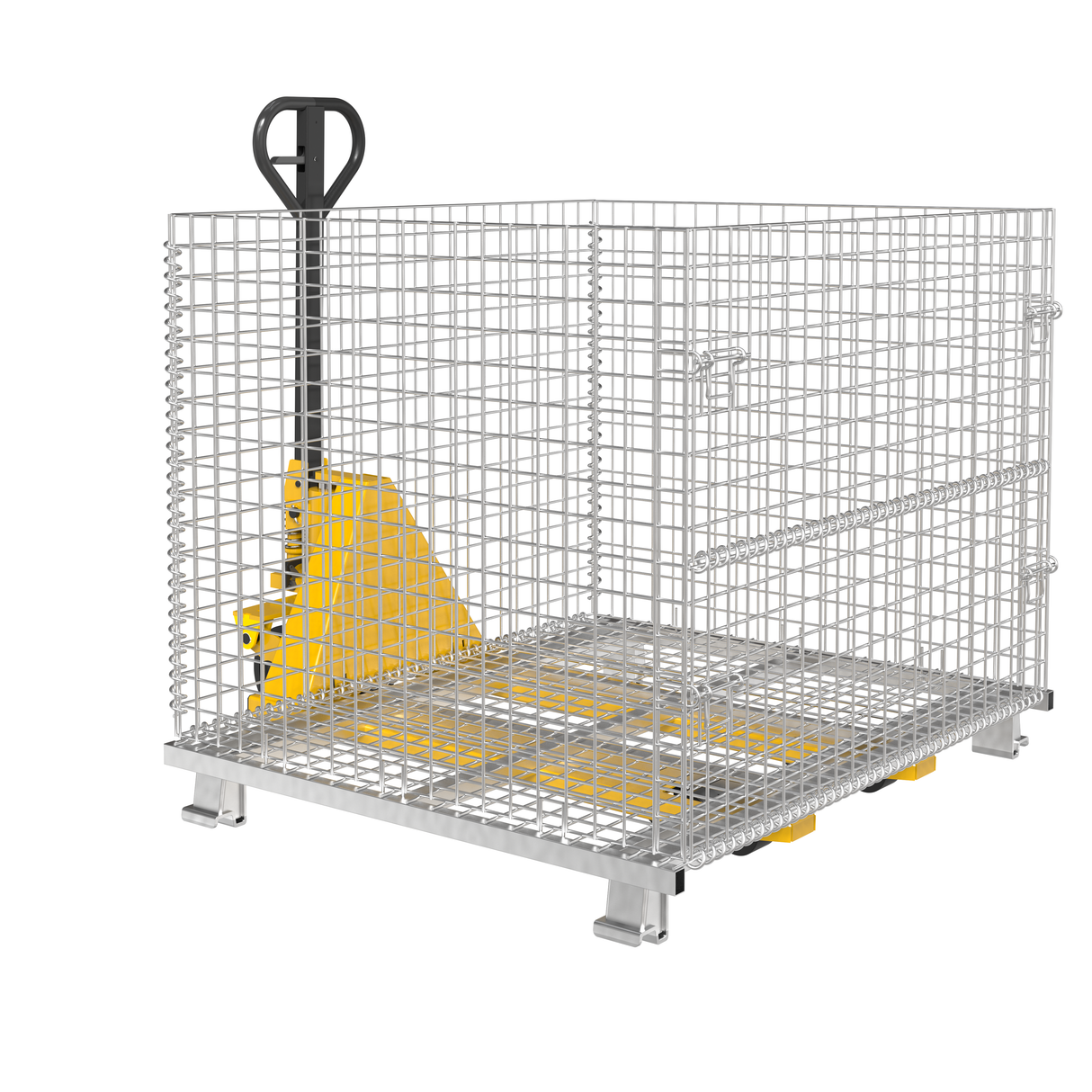 Collapsible Wire Mesh Containers – Stackable Industrial Baskets