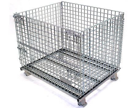 Collapsible Wire Mesh Containers – Stackable Industrial Baskets