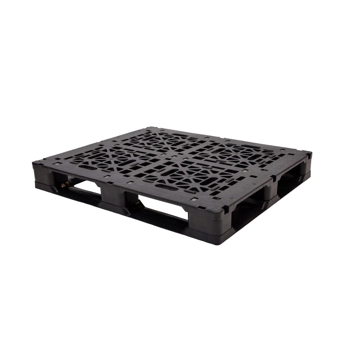 48x40 heavy duty plastic pallet top deck with five-runner construction