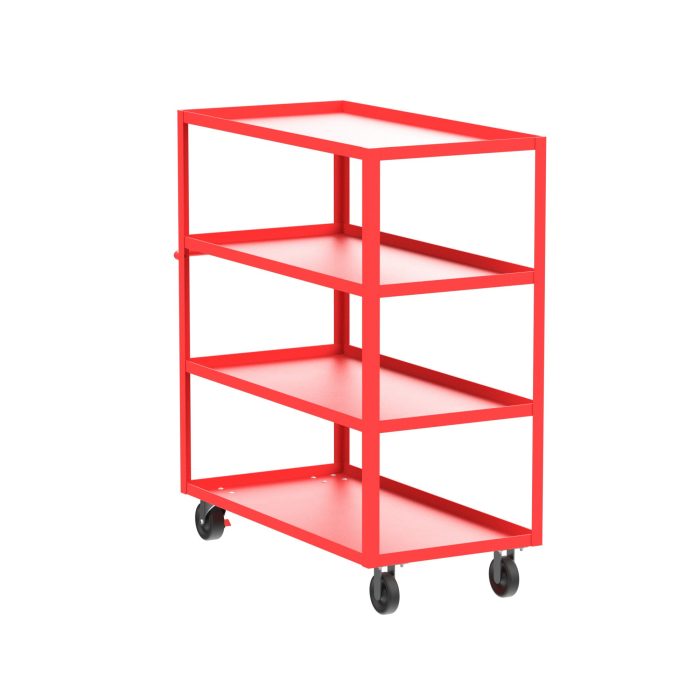 Valley Craft 4Shelf Utility Cart Ultra Durable 12 Gauge Steel Design Image 8
