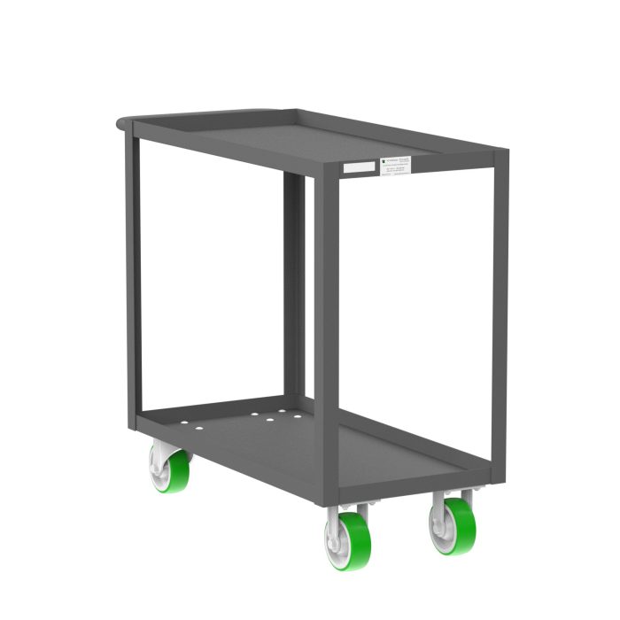 Valley Craft 2Shelf Utility Cart Ultra Sturdy and Heavy Duty Design Image 4