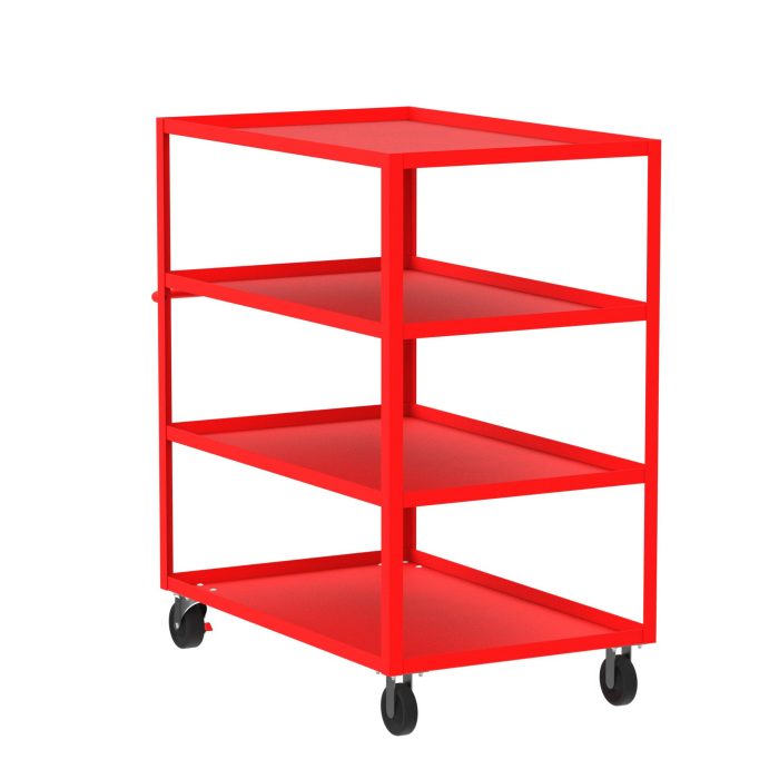Valley Craft 4Shelf Utility Cart Ultra Durable 12 Gauge Steel Design Image 14