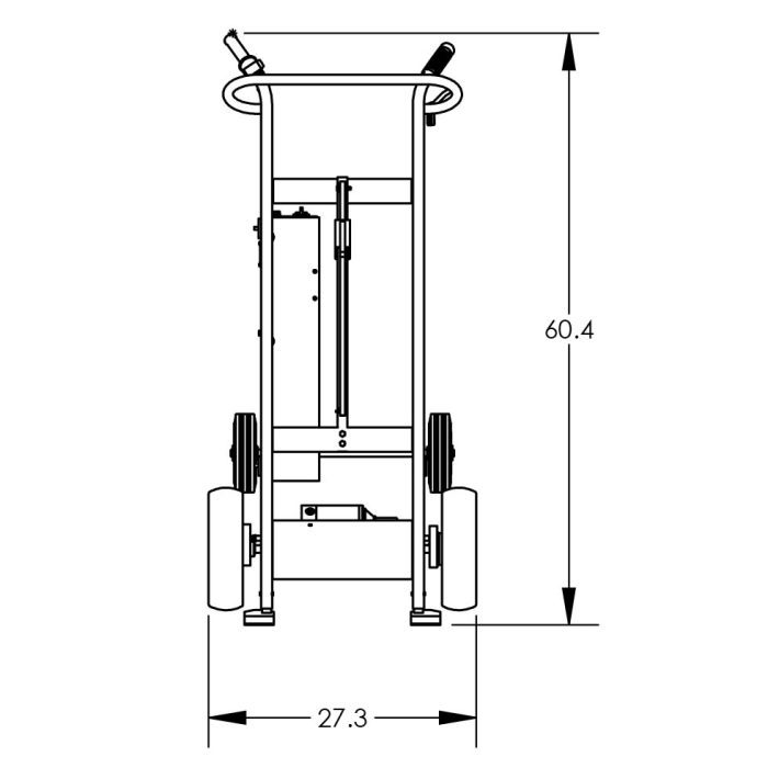 Valley Craft Powered Drum Hand Trucks  UltraHeavy Duty with 4Wheel Design Image 7
