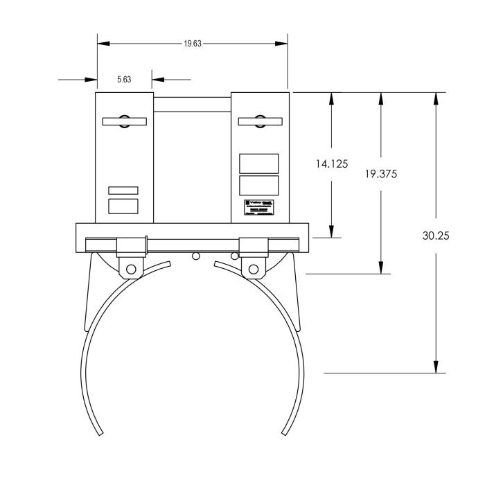 Valley Craft Deluxe Plastic Drum Forklift Attachment Heavy Duty AllSizes Compatibility Image 8