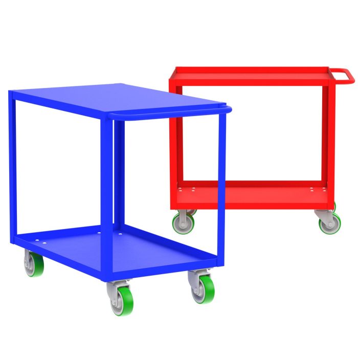 Valley Craft 2Shelf Utility Cart Ultra Sturdy and Heavy Duty Design Image 1