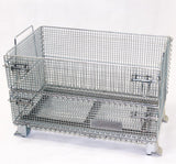 Collapsible Wire Mesh Containers – Stackable Industrial Baskets