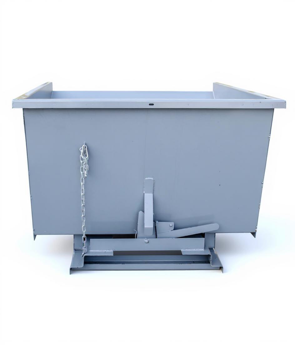 1-1/2 yd 4000 lb Capacity Self Dumping Hopper Forklift Attachment 1