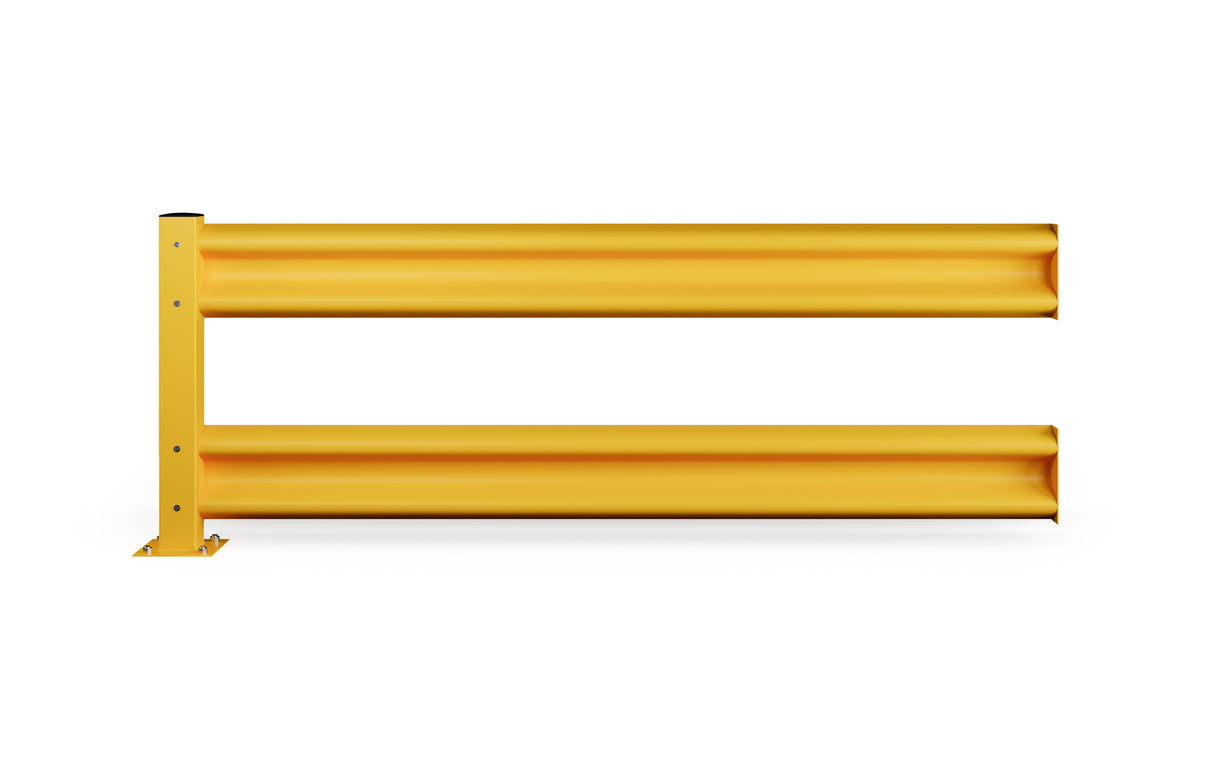 Industrial Safety Guard Rail System - Heavy Duty Warehouse Protection