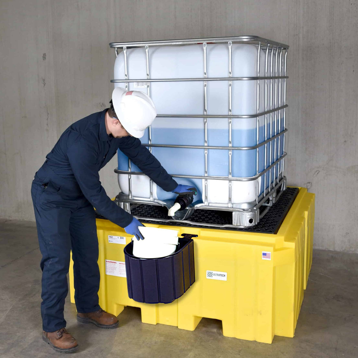 Ultra-IBC® Poly IBC Tote Spill Containment Pallet