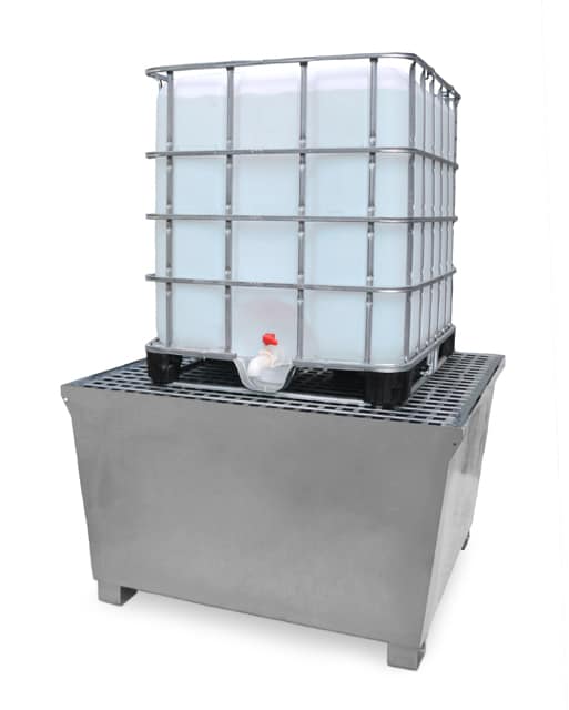 Steel IBC Spill Pallet Ultra-IBC® 370 Gal. Capacity