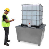 Steel IBC Spill Pallet Ultra-IBC® 370 Gal. Capacity