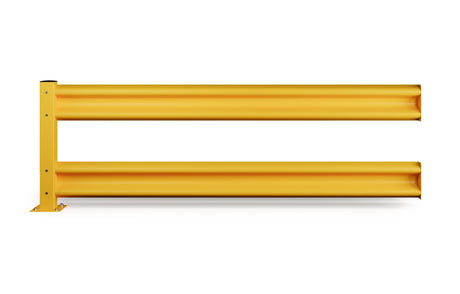 Industrial Safety Guard Rail System - Heavy Duty Warehouse Protection