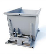 1/3 yd 4000 lb Capacity Bump Release Dumping Hopper Forklift Attachment 5