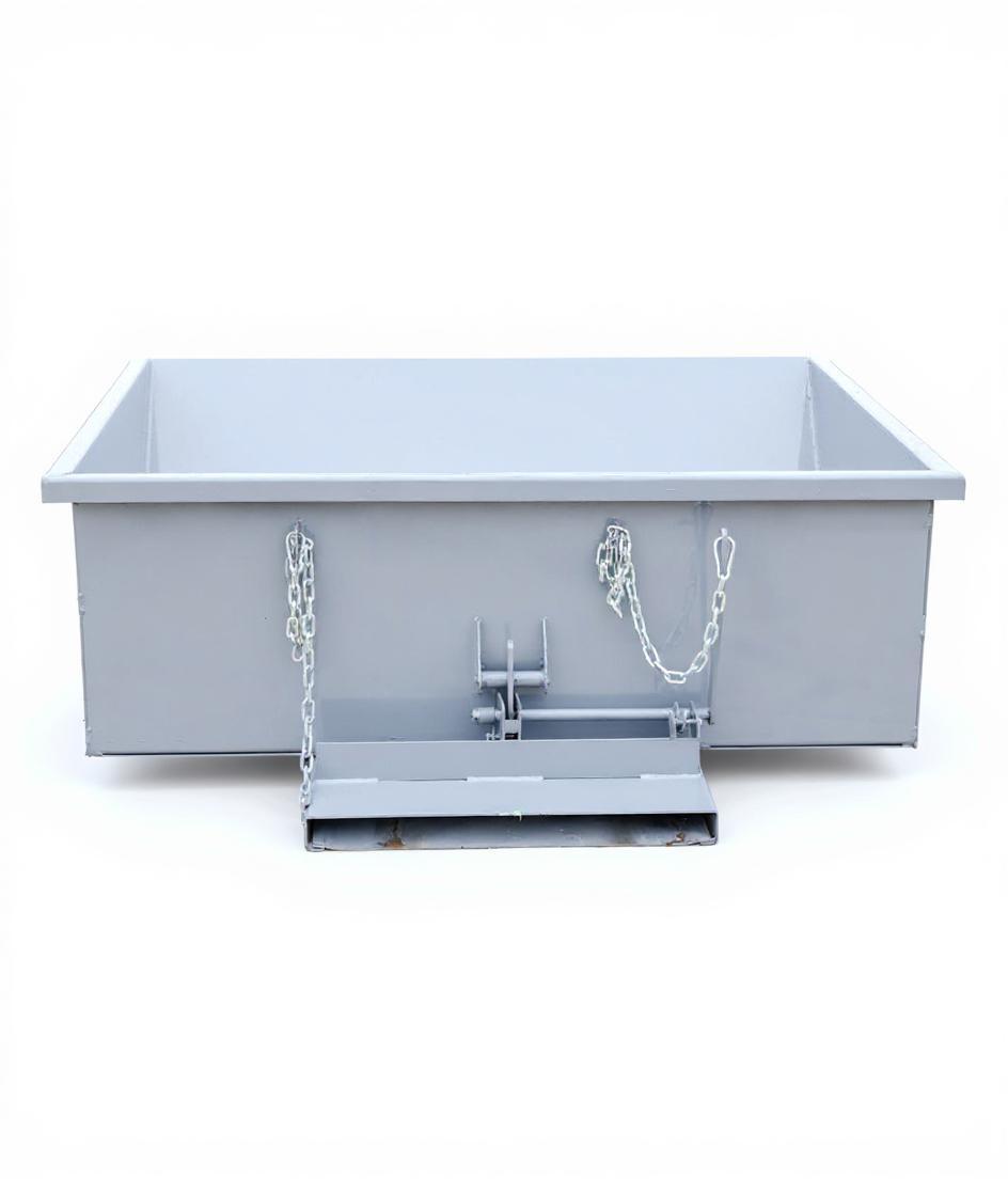 Forklift Dumpster, Self-Dumping Hopper low profile, 1 Cu. Yd, 5000 Lbs 6