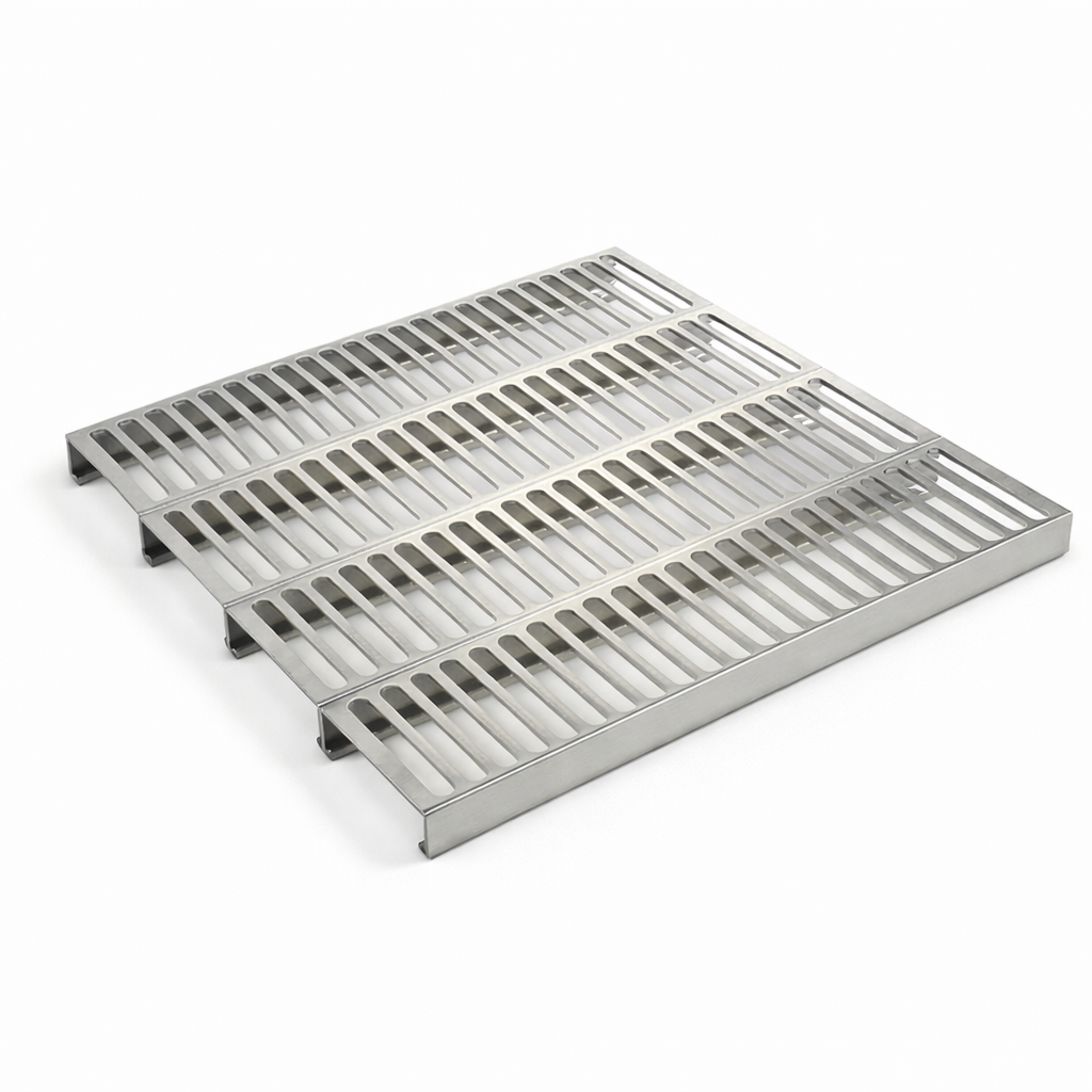 Punched Steel Pallet Rack Decking – 50% Open | NFPA 13 Compliant