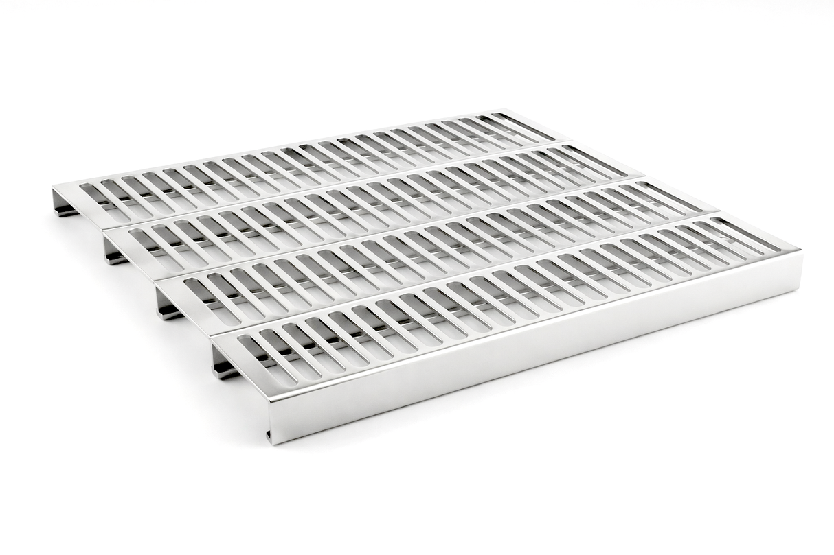 Punched Steel Pallet Rack Decking – 50% Open | NFPA 13 Compliant