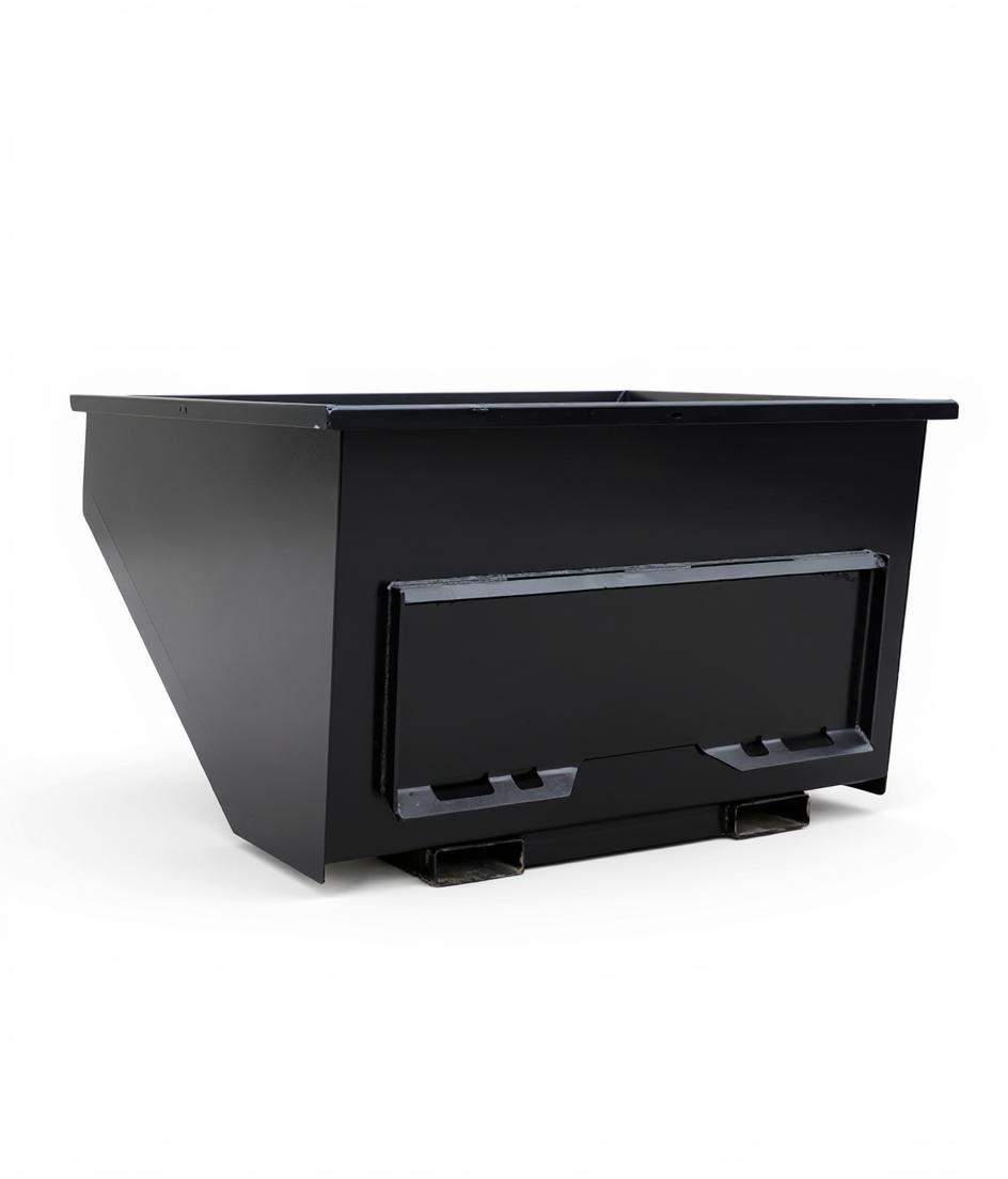 Quick Attach Hopper | 2 cu yd, 4,500 lb Capacity Skid-Steer & Forklift Attachment 3