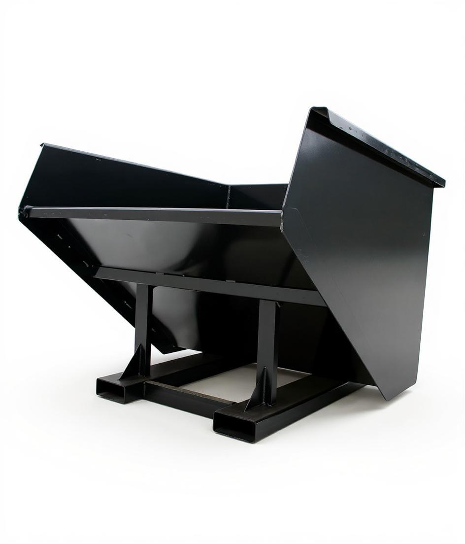 Quick Attach Hopper | 2 cu yd, 4,500 lb Capacity Skid-Steer & Forklift Attachment 6