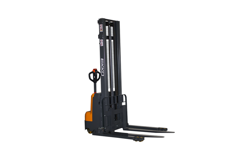 EKKO Lift Electric Straddle Stacker 3,000 lbs Capacity - 118" & 138" Height EB14C-138 EB14C-118