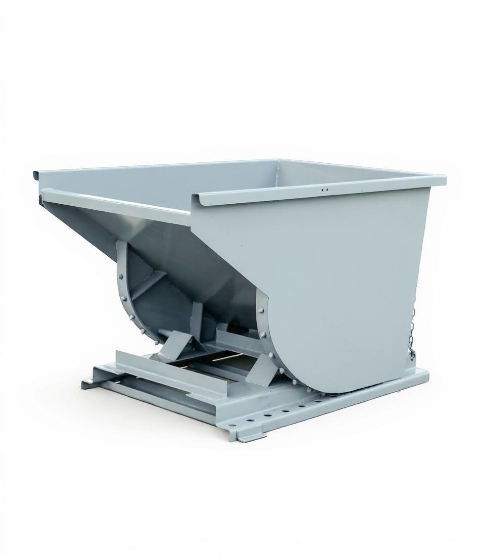 3/4 yd 4000 lb Capacity Self Dumping Hopper Forklift Attachment 2