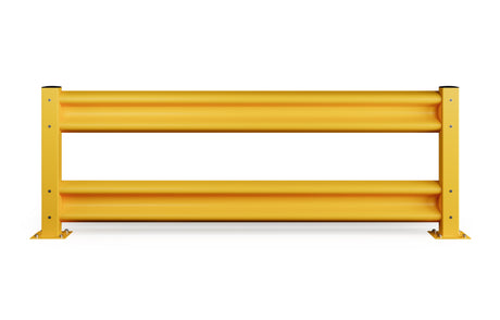 Industrial Safety Guard Rail System - Heavy Duty Warehouse Protection