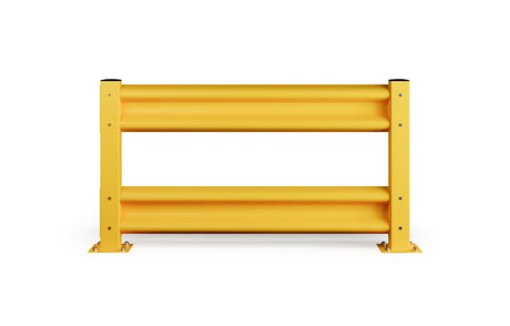 Industrial Safety Guard Rail System - Heavy Duty Warehouse Protection