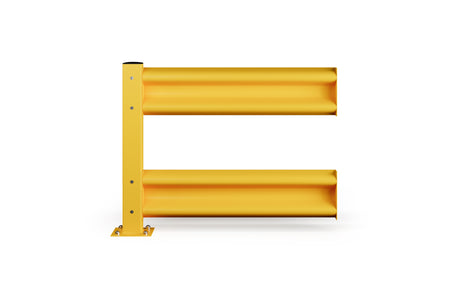 Industrial Safety Guard Rail System - Heavy Duty Warehouse Protection