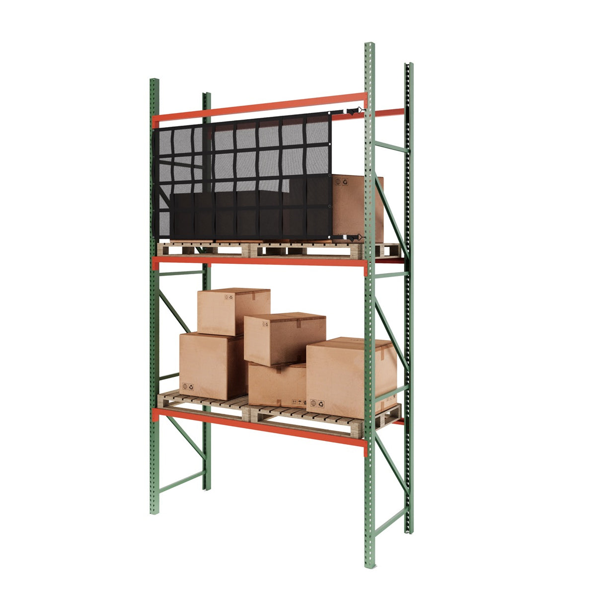 MeshGuard Pro Pallet Rack Safety Net