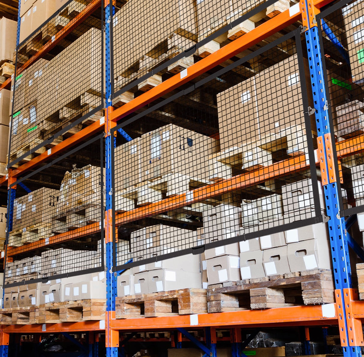 FlexNet Modular Pallet Rack Safety Netting
