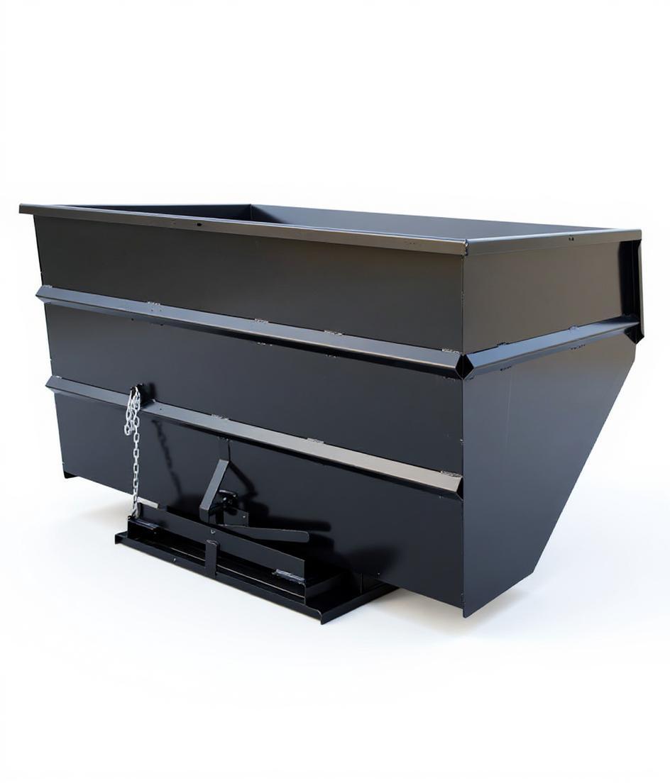 Forklift Dumpster, Self-Dumping Hopper, 5 Cu. Yd, 7000 Lbs 8