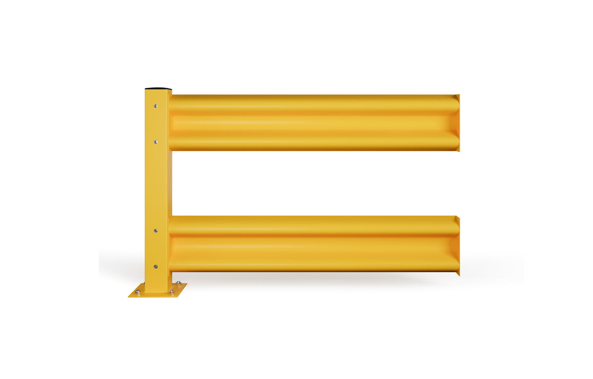 Industrial Safety Guard Rail System - Heavy Duty Warehouse Protection