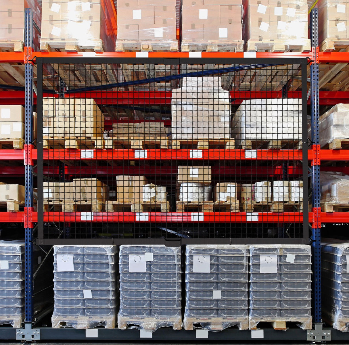 FlexNet Modular Pallet Rack Safety Netting