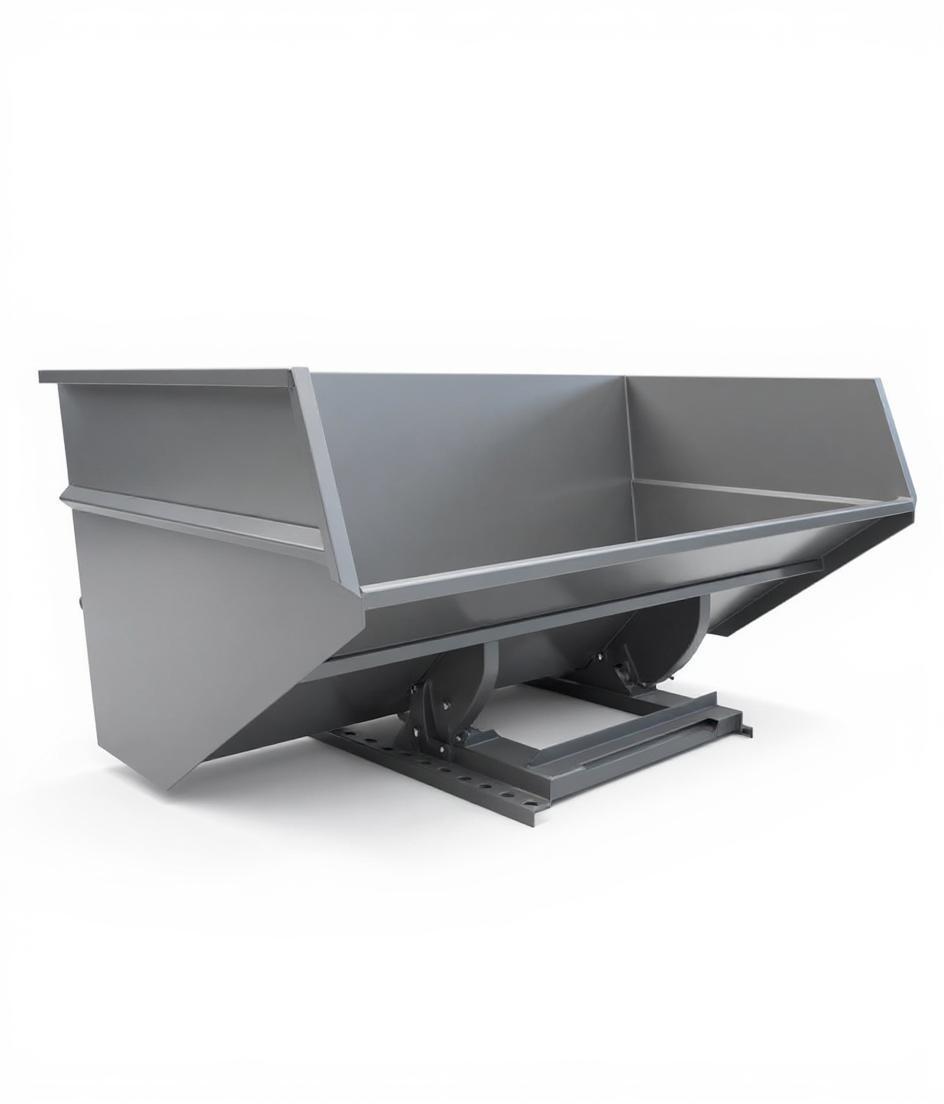 Forklift Dumpster, Self-Dumping Hopper, 6 Cu. Yd, 7000 Lbs 1