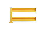 Industrial Safety Guard Rail System - Heavy Duty Warehouse Protection