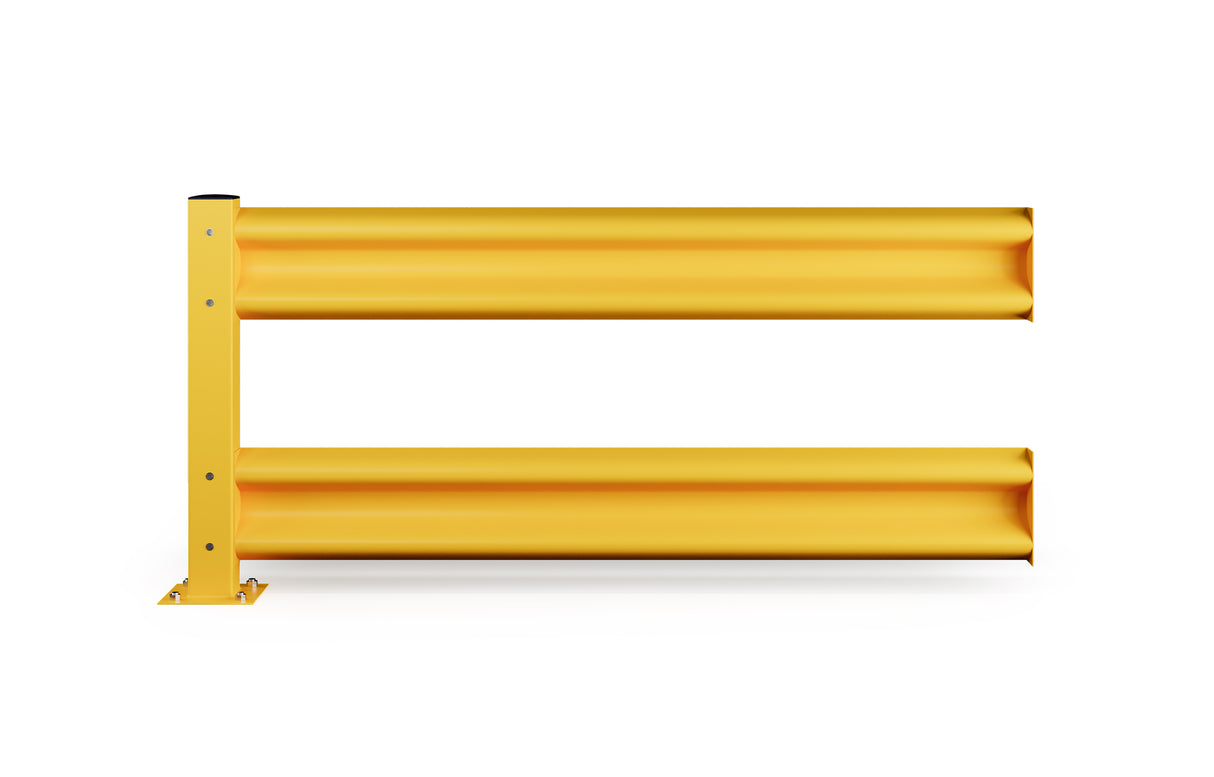 Industrial Safety Guard Rail System - Heavy Duty Warehouse Protection