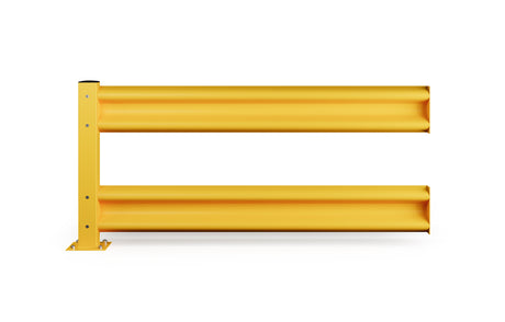 Industrial Safety Guard Rail System - Heavy Duty Warehouse Protection